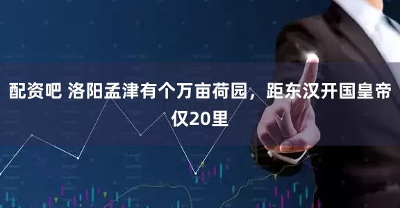 配资吧 洛阳孟津有个万亩荷园，距东汉开国皇帝仅20里